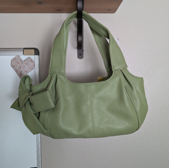 Handbags - NWT Mini Vegan Leather Hobo Shoulder Bag